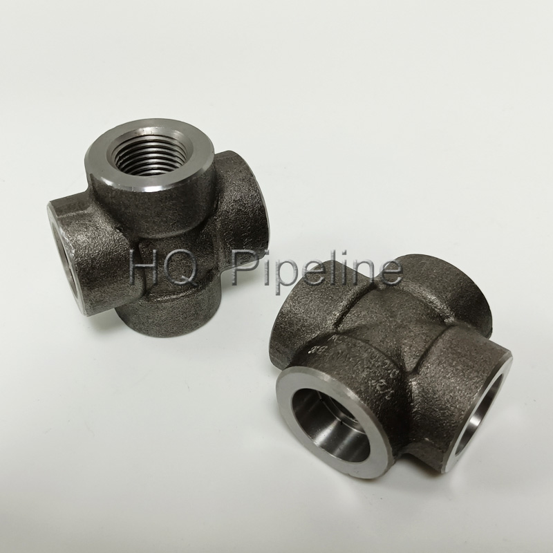 High Pressure SS304/SS316L/Stainless Steel Industrial Pipe Fitting Forged Steel Cross