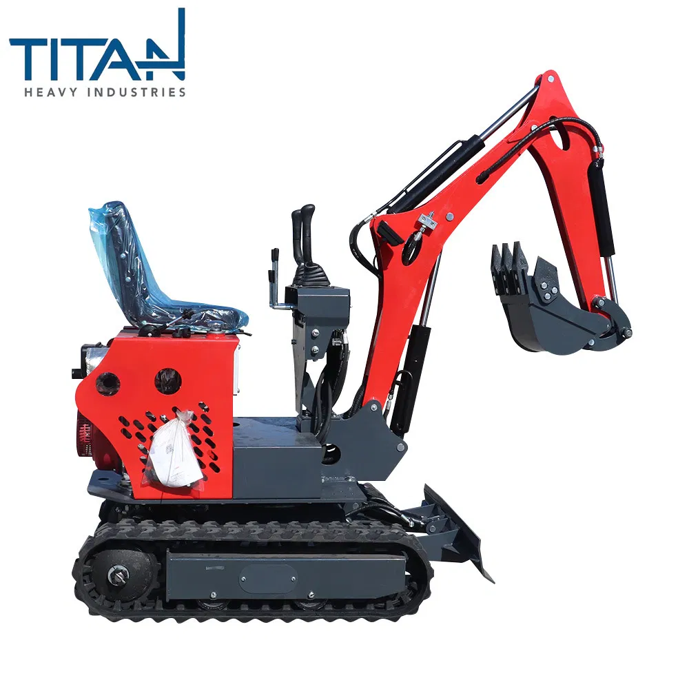 China Titan famous TE08  0.8ton mini crawler excavator at best price