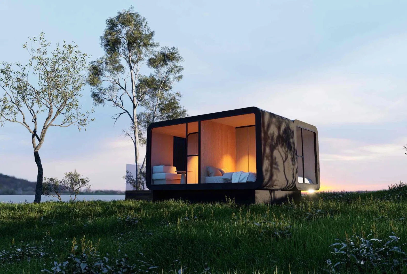 Modular Space Capsule Tiny Container House Luxury Prefab House Modern Capsule House