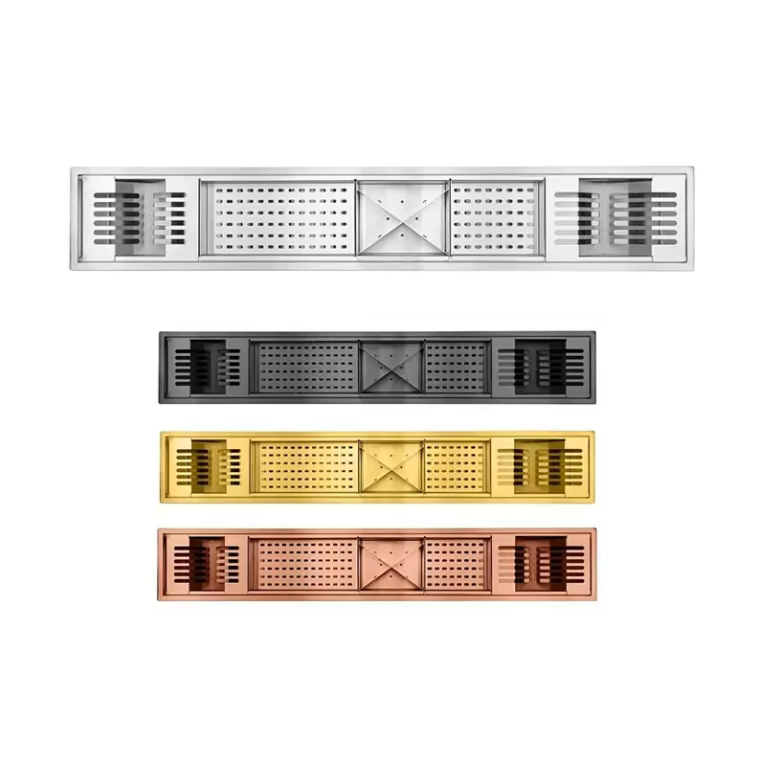 Factory Price Stainless Steel Built-in Dish Rack with Accessories for Kitchen