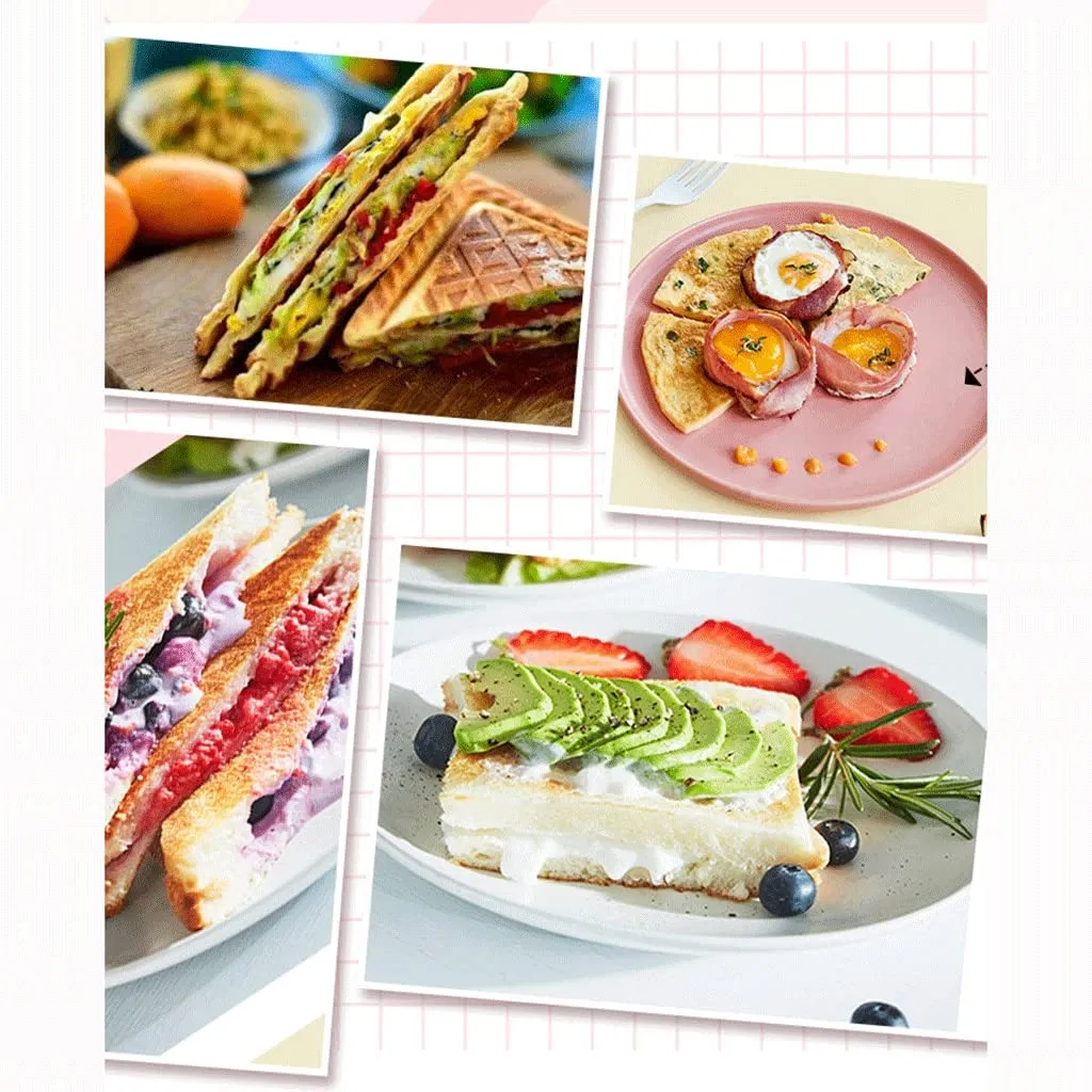 Steak Toaster Panini Presses Electric Breakfast Grilled Cheese Egg Bacon Sandwich Makers