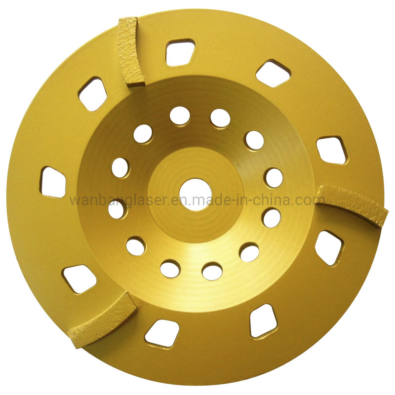 Stone Polishing Special Segment 4-7 Inch Diamond Cup Wheel