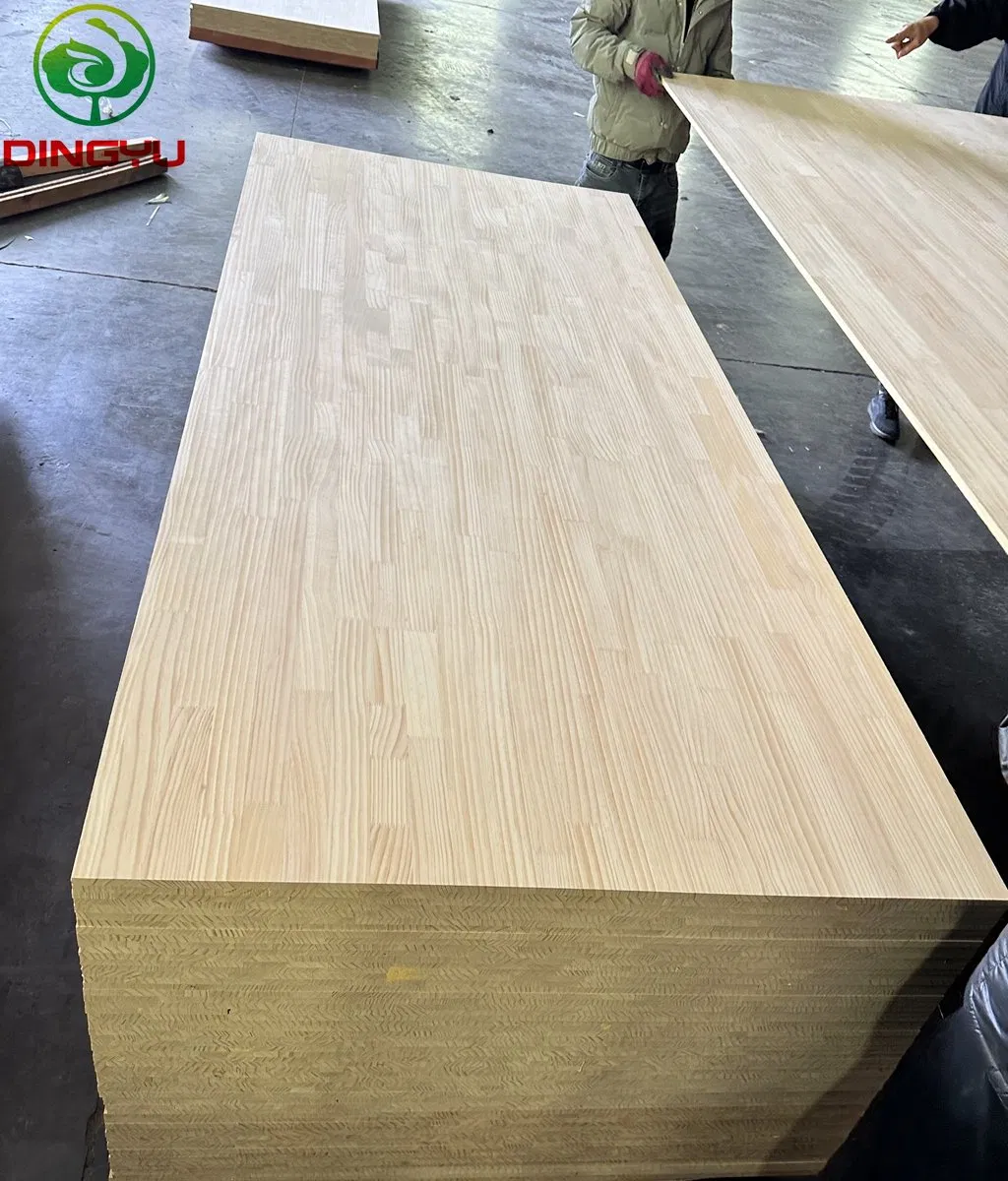 Paulownia Wood Pine Wood Rubber Wood Finger Joint Board Solid