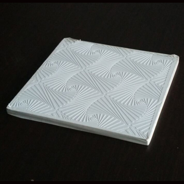 PVC with Aluminum Foil Backing Pattern Gypsum Board Ceiling