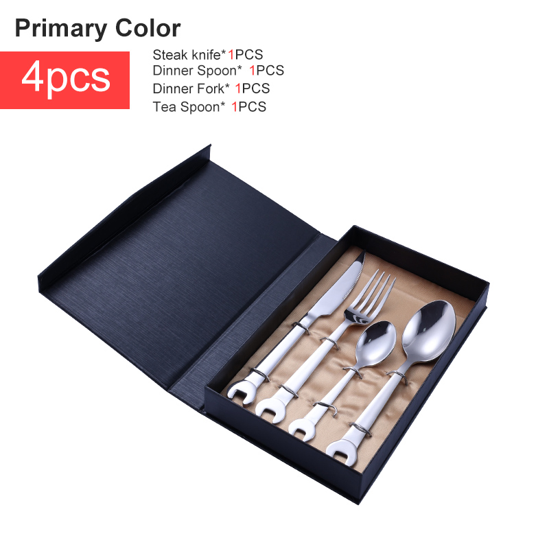 Creative Tableware 18/10 Stainless Steel Cutlery Set with Mirror Polish