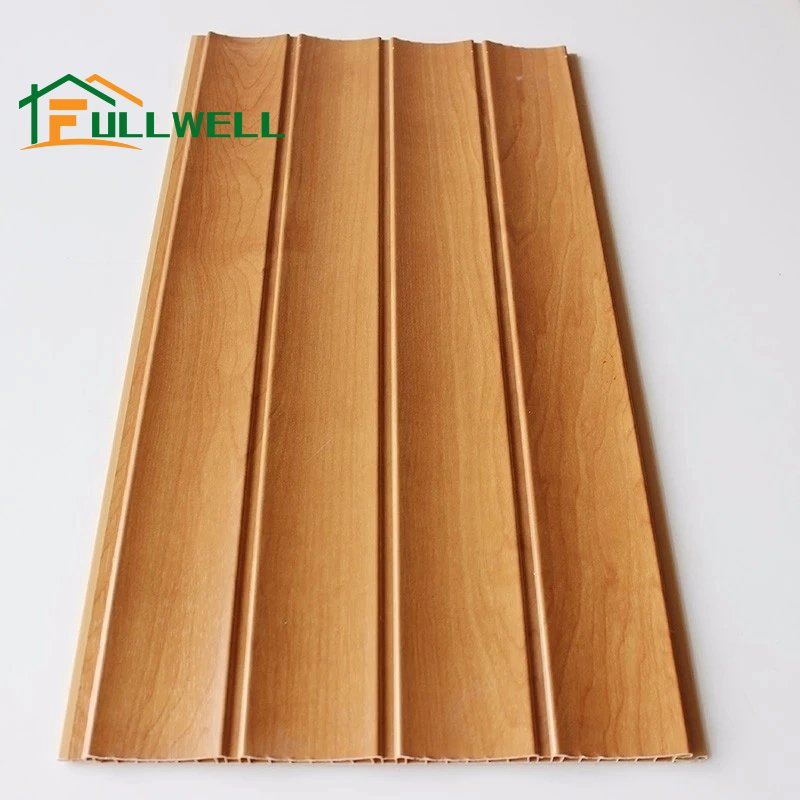 China Factory WPC Decking Cladding Waterproof Wall Fluted 3D Wall Ceiling Panel PVC Wood Interior Panel