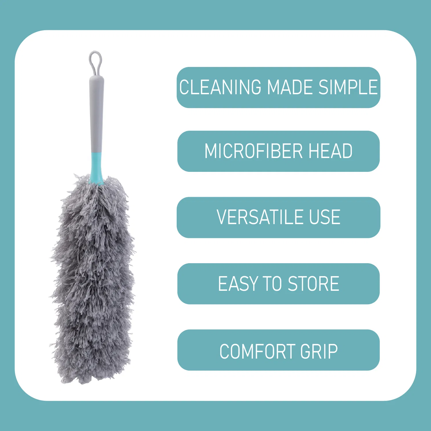 Microfiber Extendable Hand Dusters Washable Dusting Brush Leaning Tool