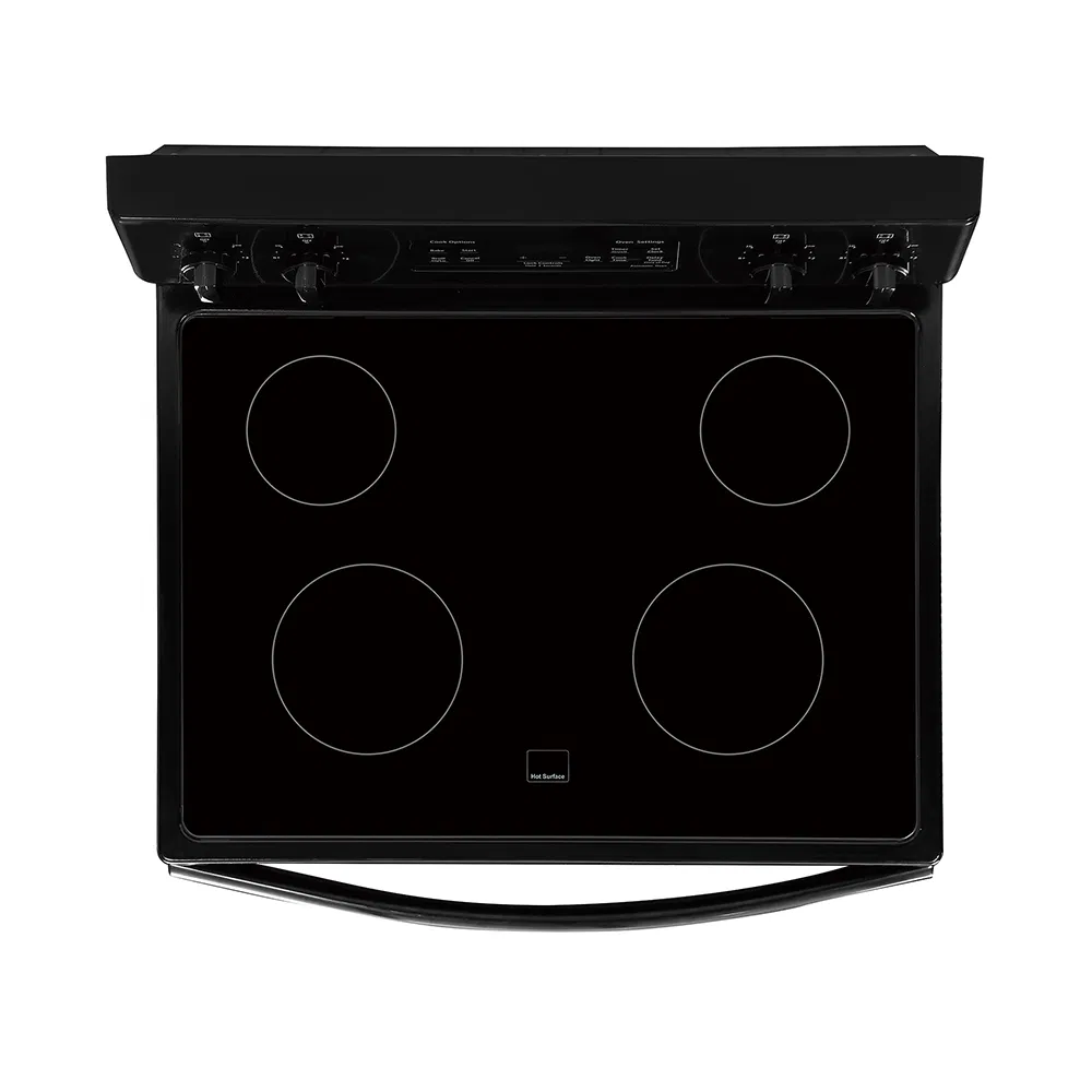 4 Plate Cooktop Home Freestanding Stainless Steel Gas Range Built in Oven