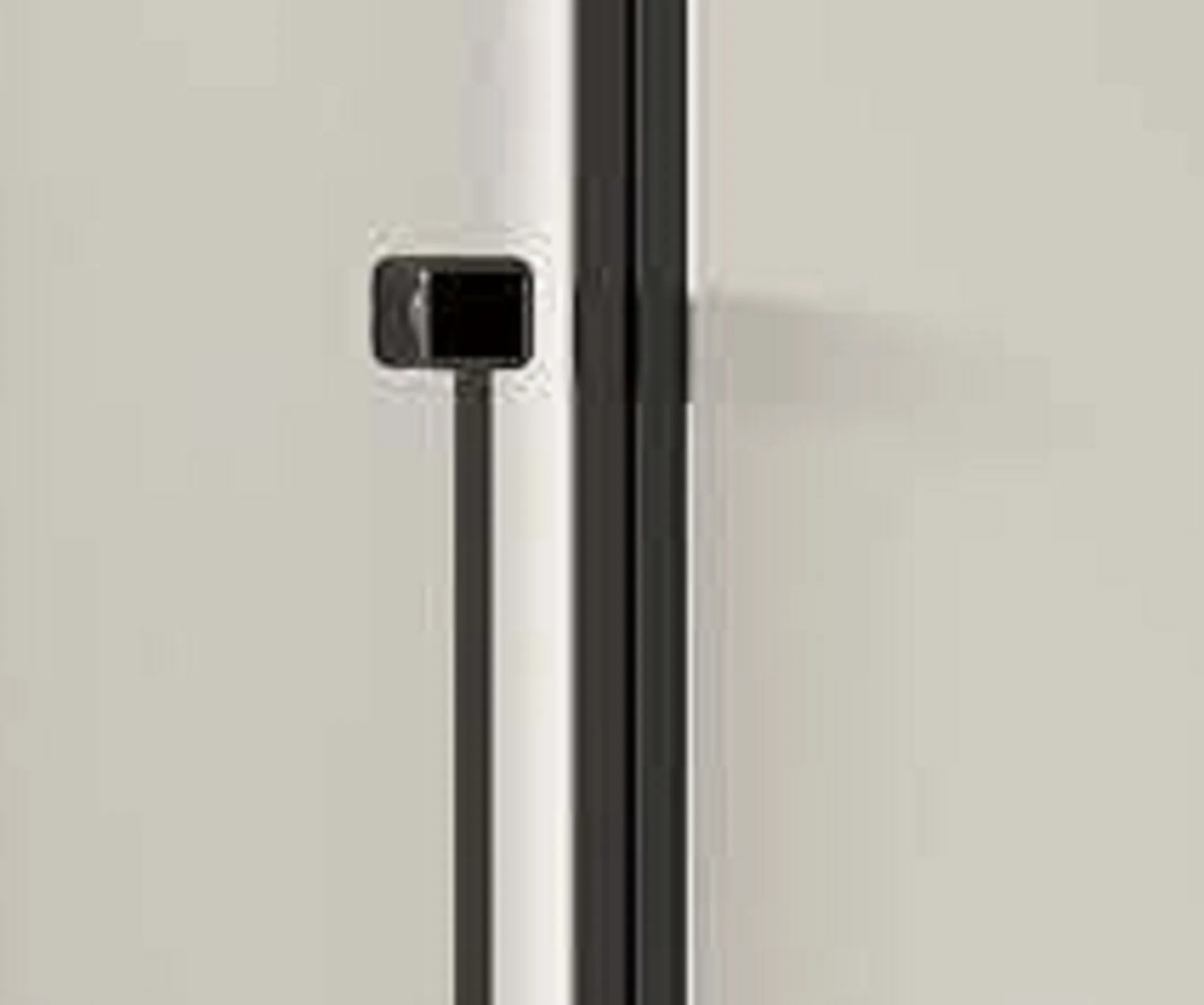 Premium Stainless Steel Framed Shower Door with Tempered Glass