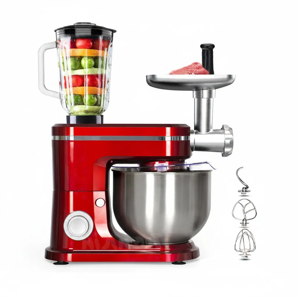 5-in-1multifunctional Kitchen Appliances Kitchen's Aid Stand Mixer with Grinder and Meat Grinder