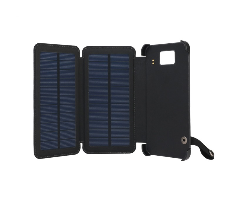 Солнечная павербанк-сумка 10000mAh с USB и LED