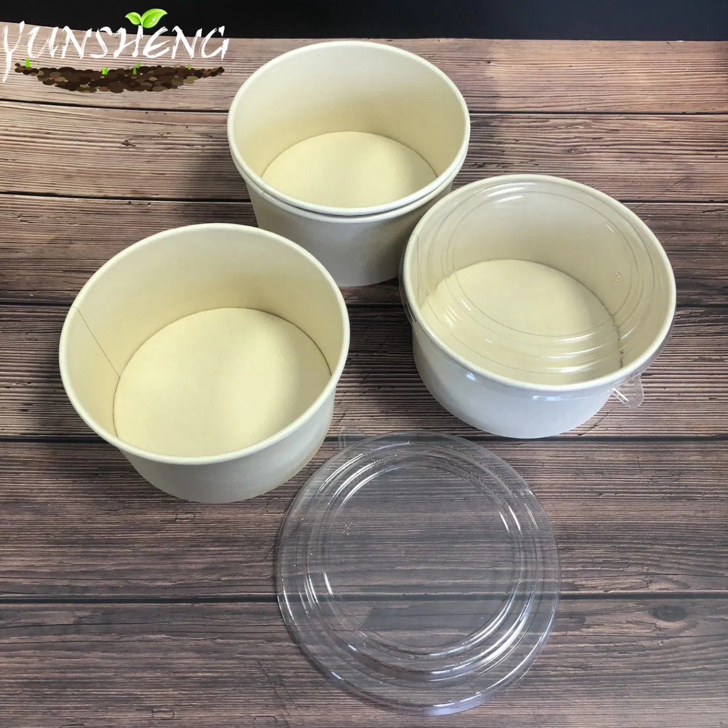 Compostable Disposable Paper Soup Bowl/Salad Bowl for Party or Dinner