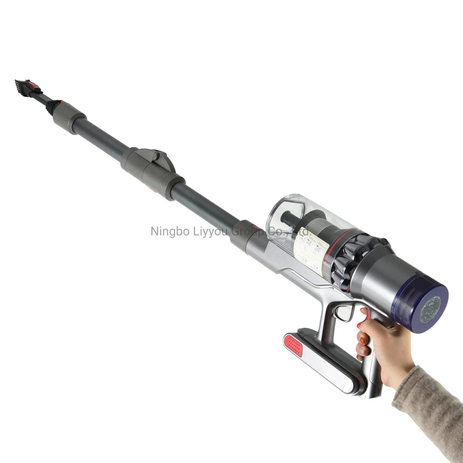 Cordless Stick Vacuum Cleaner, 380W Strong Suction for Hard Floor Carpet Car Pet Hair