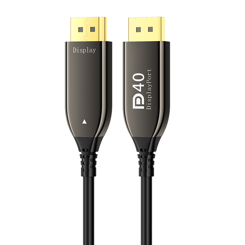 Dp Fiber Optic Cable 8K 60Hz TV Hrough-Tube, High-Definition Video Cable
