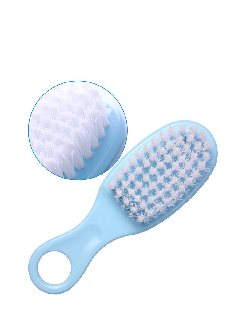 Babe Safety Products Plastic Nylon Baby Hair Brush Comb Set