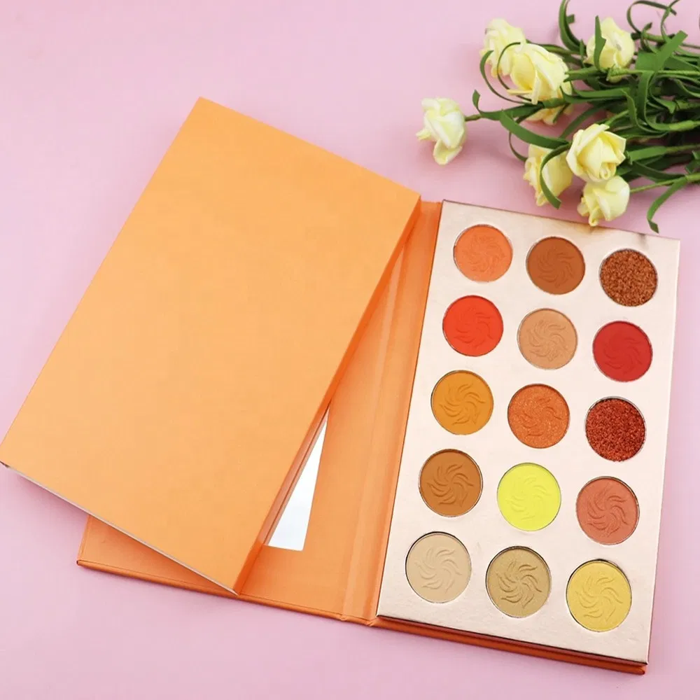 Make up Eye Shadow Palette High Pigment Make Your Own Brand Private Label Glitter Matte Custom Eyeshadow Palette