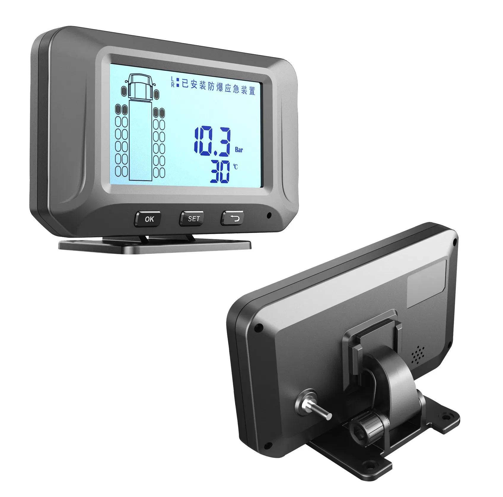 Truck Tyre Pressure Monitoring System TPMS04L with Optional Sensors