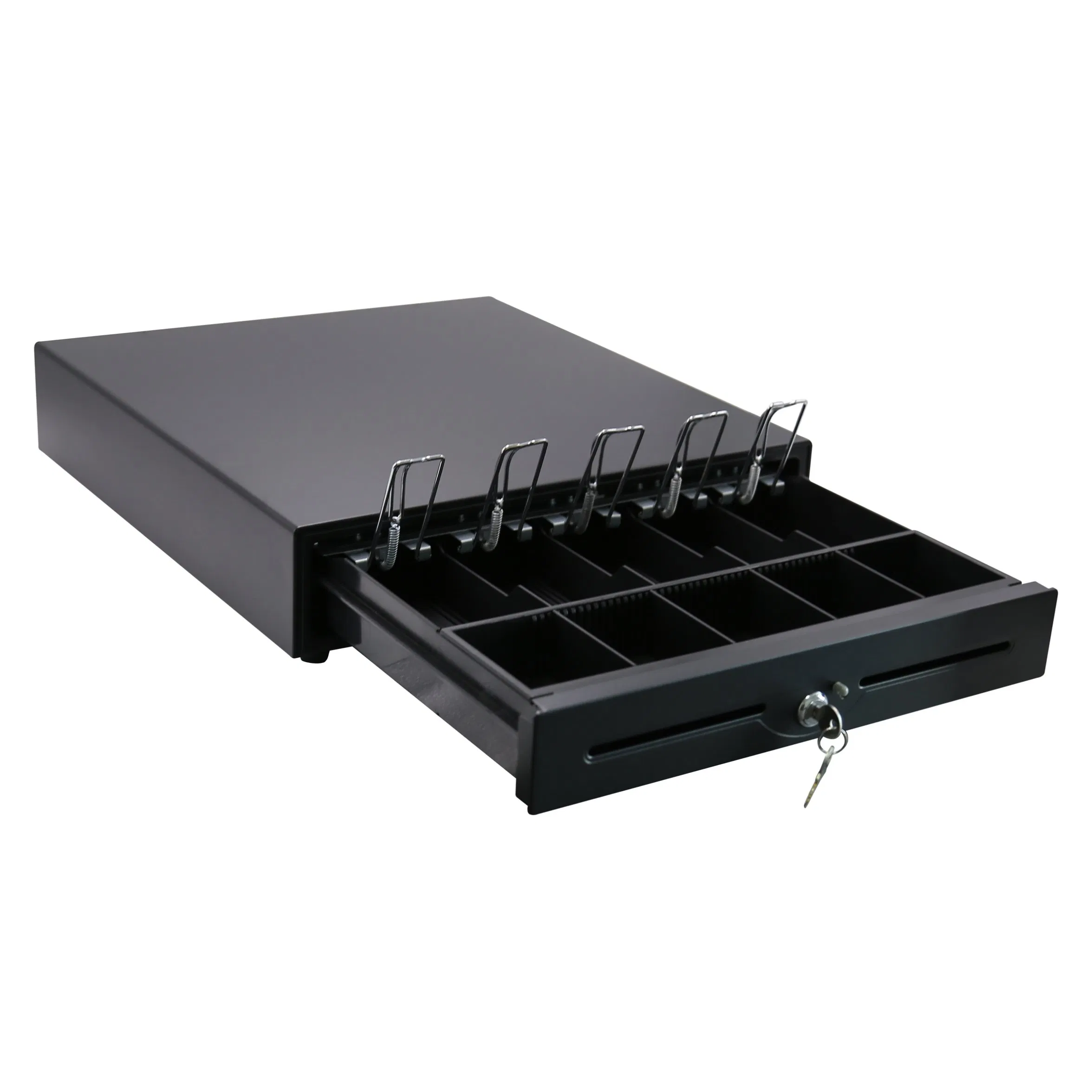 Metal POS Cash Drawer, 5 Bills 5 Coins Cash POS Money Box