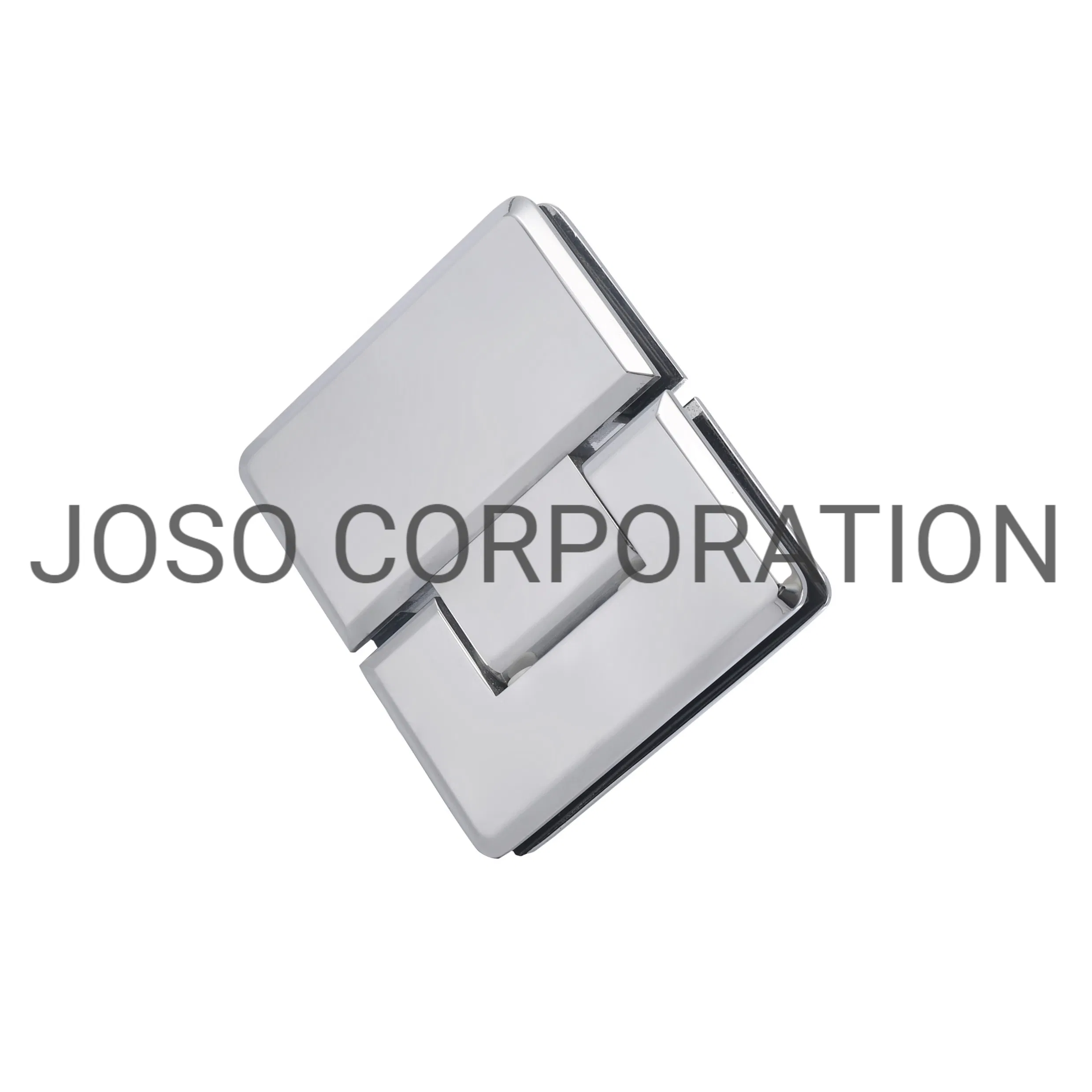 180 Degree Glass to Glass Bathroom Hardware Bright Chrome Brass Hinge