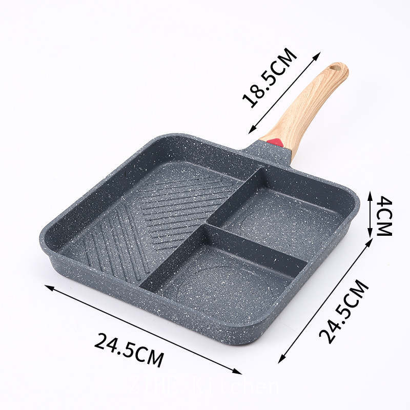 Flat Bottomed Pan Square Shaped Rice Kitchen Supplies Appliances Storage