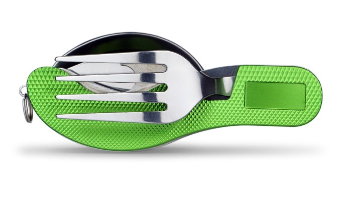 Multifunction Combination Stainless Steel Picnic Outdoor Survival Set Cutlery Foldable Fork