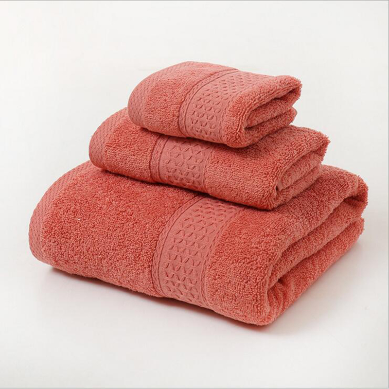 Best Sales Terry Cotton Bath Towels Set for Beauty and Wellness Center