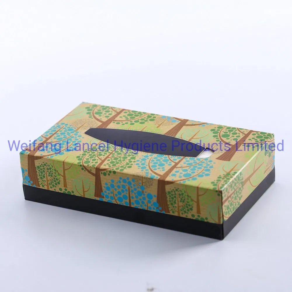 Customed Premium Wholesale Facial Tissue Box