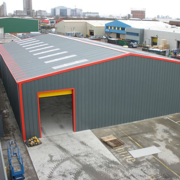 Easy Installation Customized Construction Portal Prefab/Prefabricated Steel Frame Storage Metal Shed