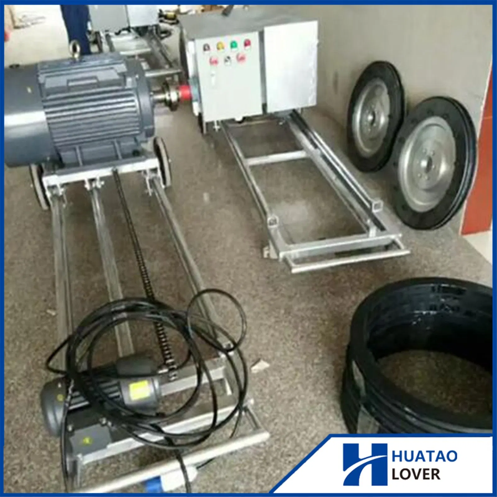 55kw 0-40m/S PLC Marble Quarry Wire Saw Machine