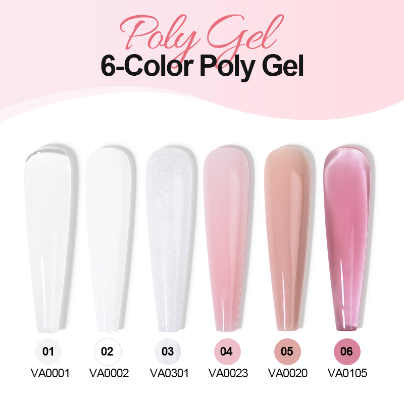 R S Nail Wholesale 15g Hema Free Clear Jelly Color Solid Builder Nail Acrylic Extension Poly Gel