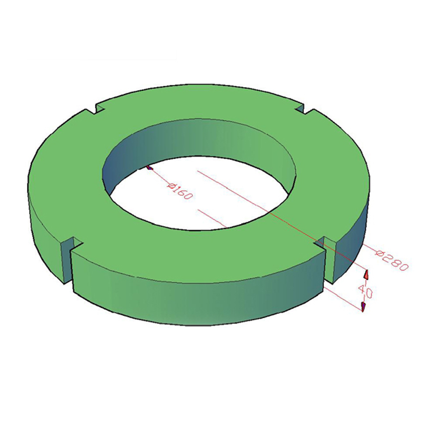 Шлифовальный круг из зеленого карбида кремния 280 мм