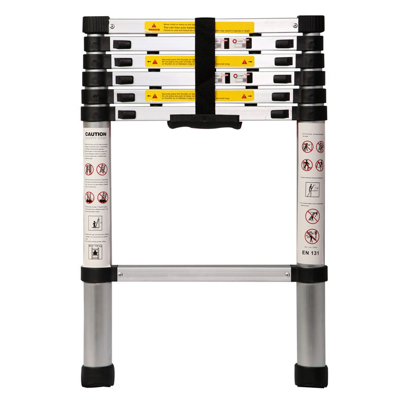 3.8m Telescopic Extension Ladder with En131-6 Certificate