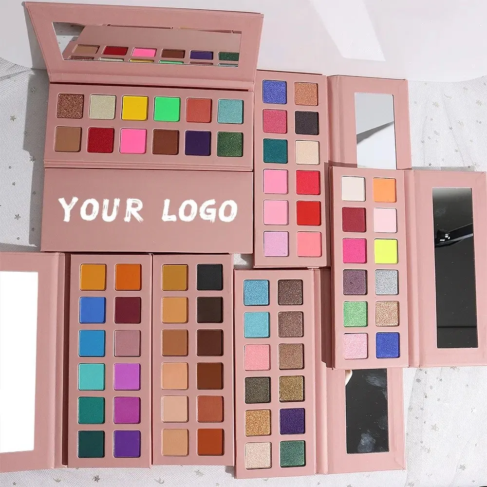 Wholesale 12 Colors Square Nude Eye Shadow Private Label Vegan Makeup Eyeshadow Palette