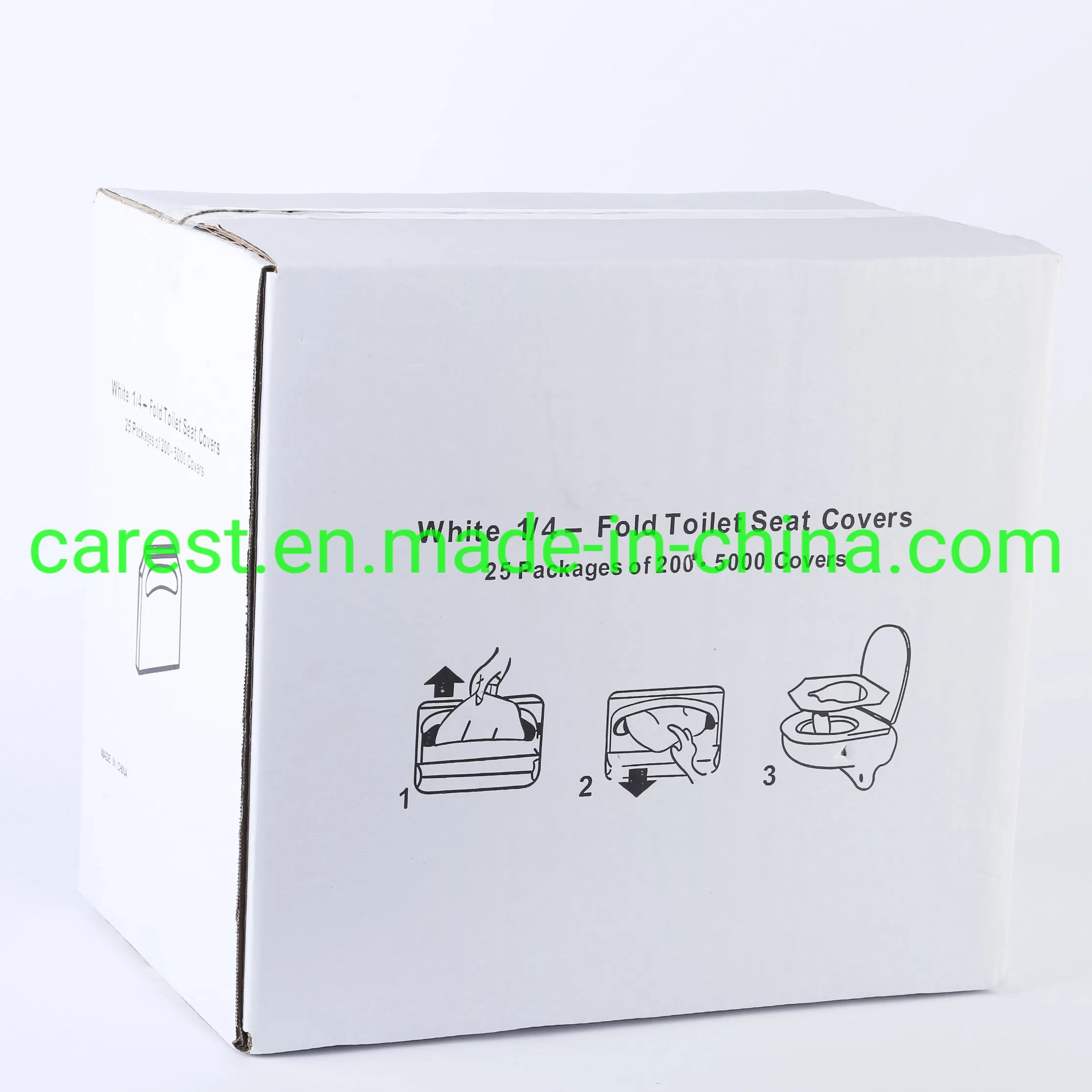 Disposable Toilet Seat Cover 1/4 Folding 100PCS/Pack or 125PCS/Pack