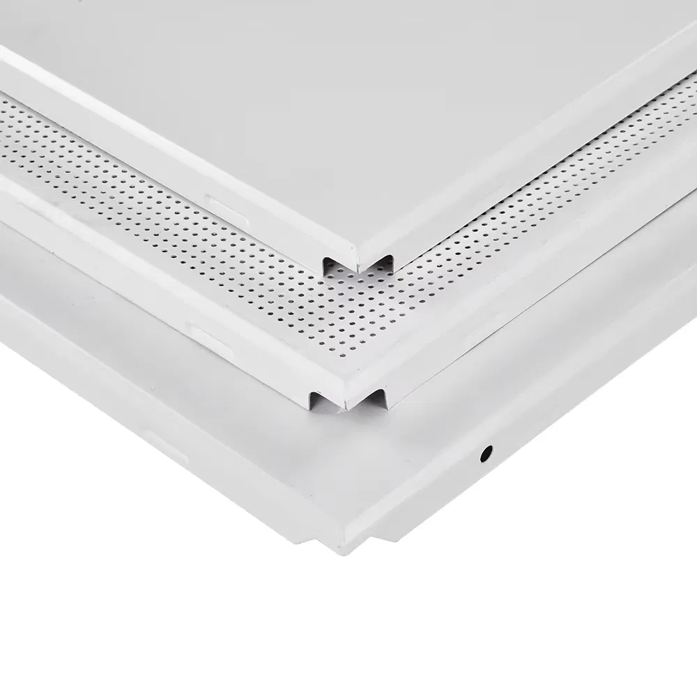 Modern 60X60 Aluminum Metal Clip in Ceiling Tile Perforated False Ceiling Panel for Interior & Decoration Waterproof Function