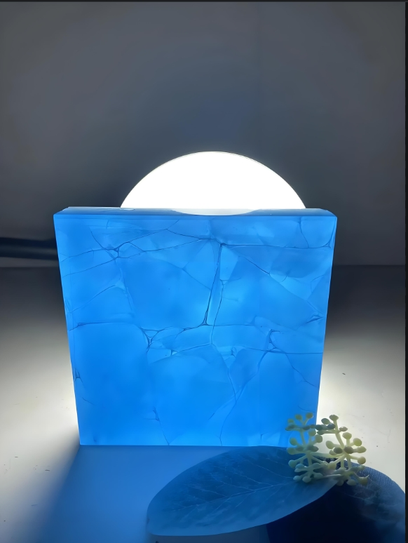 Modern Design Special Tinted Jade Glass / Artificial Krystal Stone Glasses for Countertop