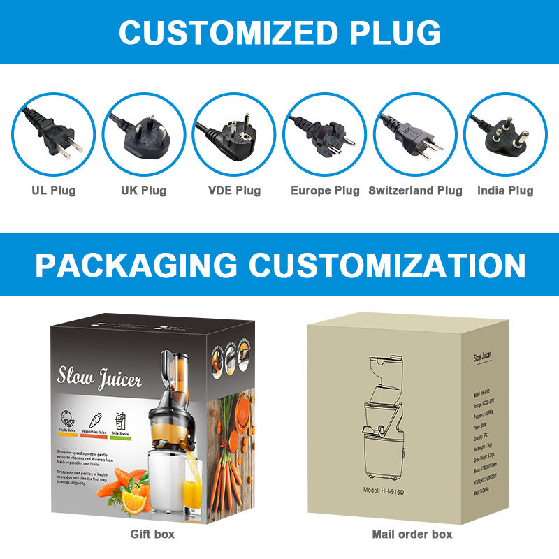 Hot Sale Portable Slow Masticating Juicer Wide Inlet with Powerful Performance Slim Body Food Grade Materials