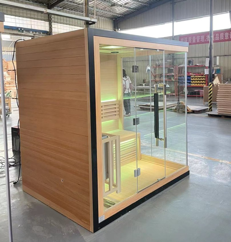 Сауна с печью и турмалином Hemlock, 6-8 человек