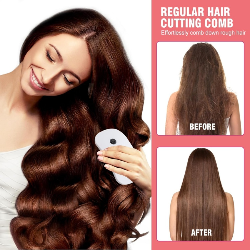 Electric Vibrating Hair Head Scalp Massager Scrubber Comb