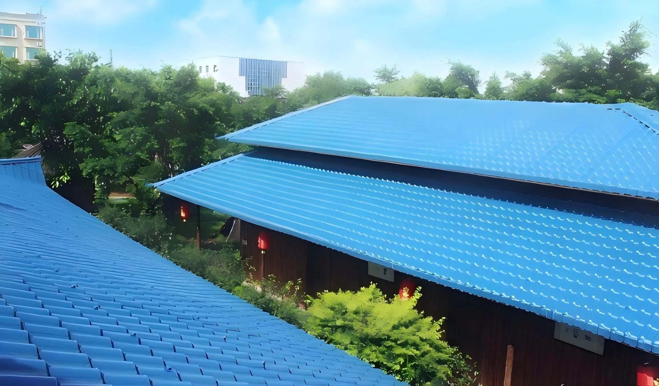 20 Years Life Time Easy Install ASA Coated Plastic Synthetic Resin Roof Tile