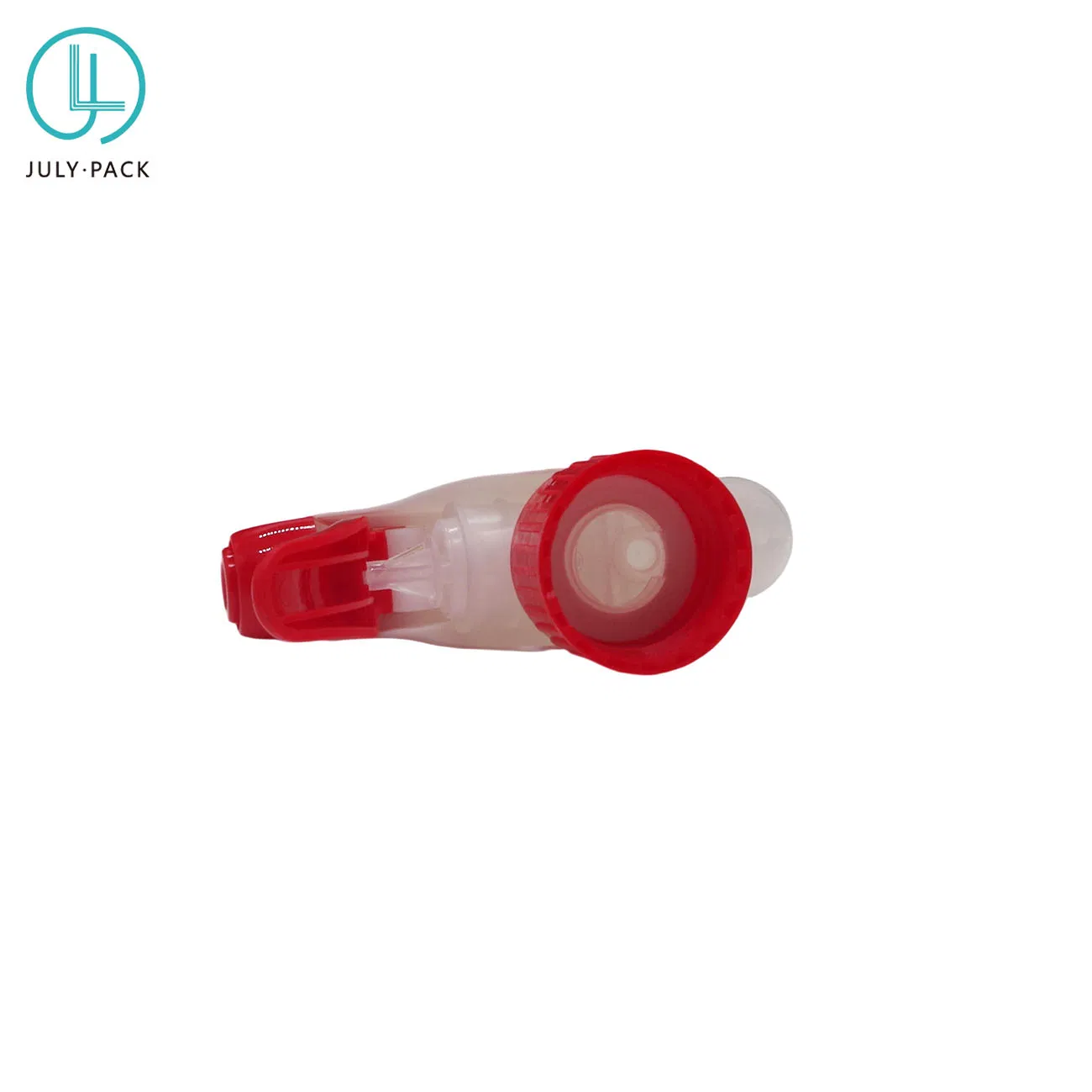 Customized Red Color Adjustable Nozzel 28/410 Full Plastic Trigger for Refillable Cleaning Bottles