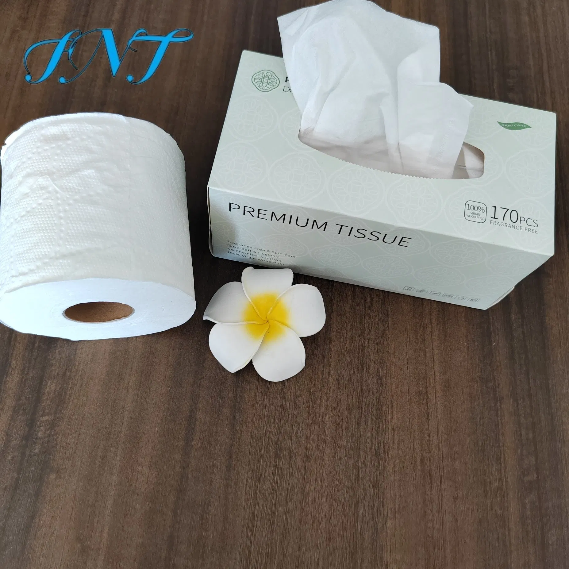 Mix Wood Pulp Bamboo Toliet Paper with 2 Ply