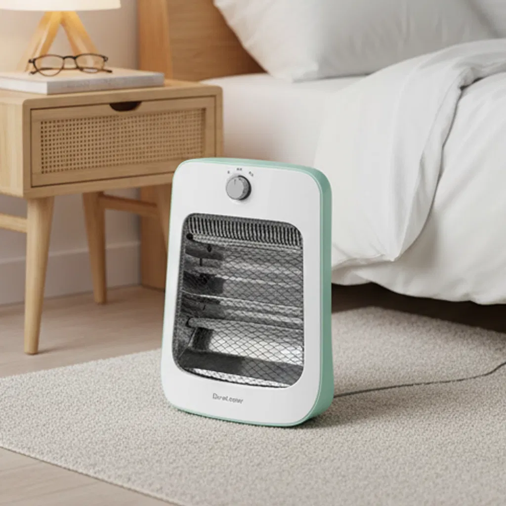 Personal Quartz Heater 800W Small Size Dual Heat Power Settings