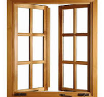 Thermally Broken Aluminum Wood Casement Glass Window for Hotel Home Bedroom Livingroom