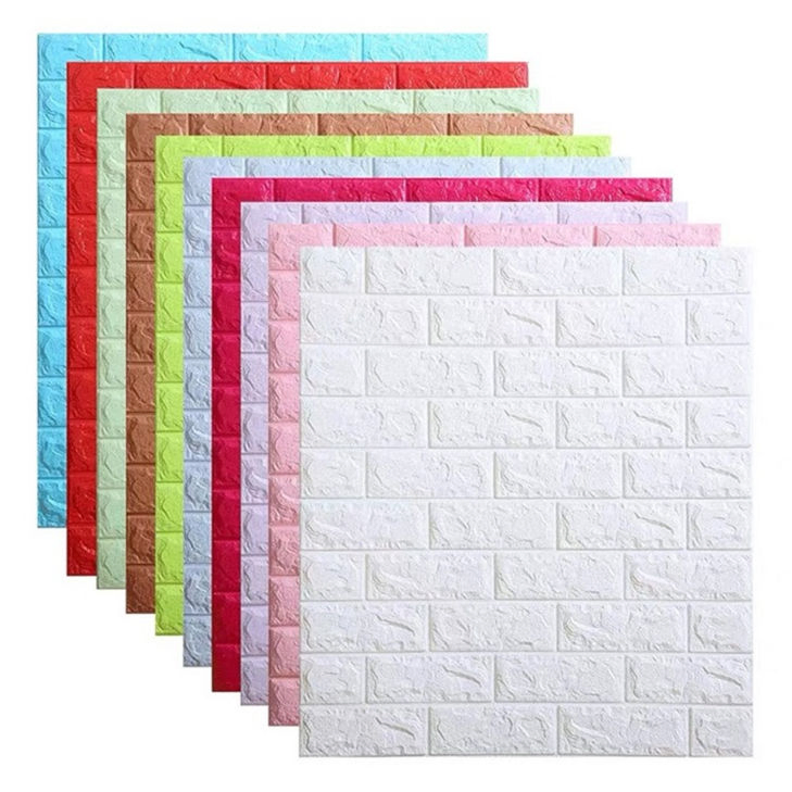 3D Brick PE Foam Wall Stickers for Home Decoration