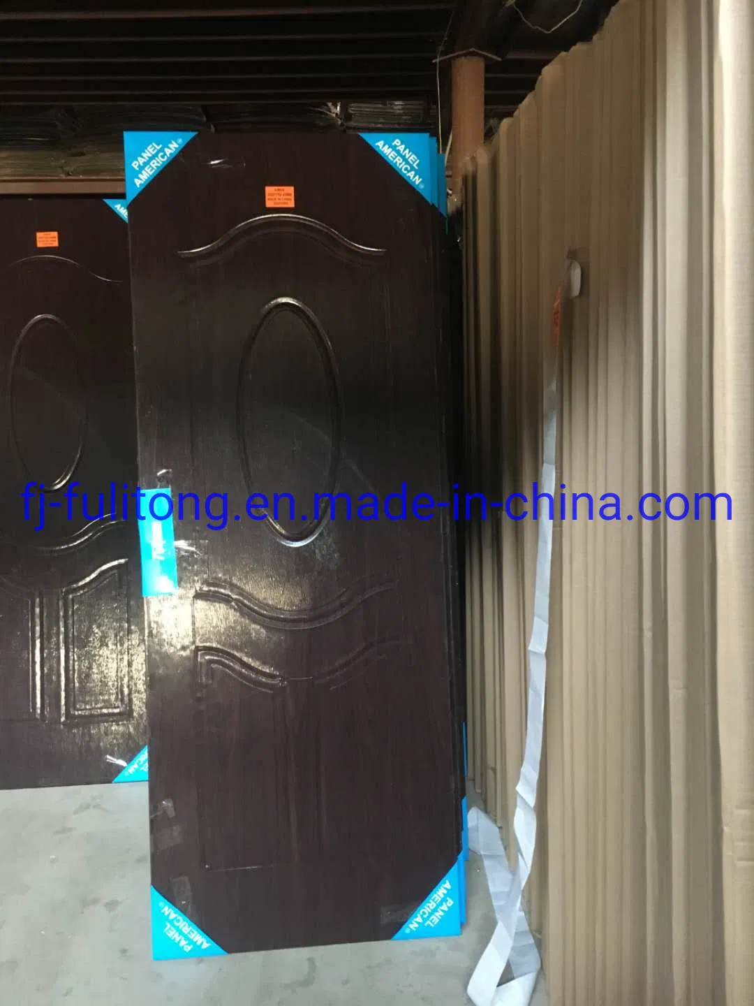 Wooden Patio Sliding Internal Room Steel PVC Glass Door