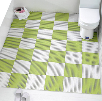 High Quality Soft Durable PVC Noon-Slip Drainage Floor Mat, Bathroom Natatorium Non-Slip Drainage Ingterlocking Floor Tile