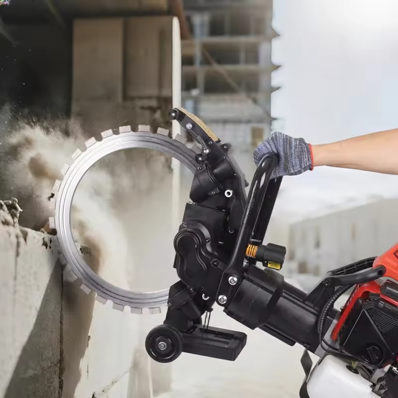 Glgw Gasoline Ring Saw Petrol Concrete Cutter Machine for Brick Cement Wall Cutting