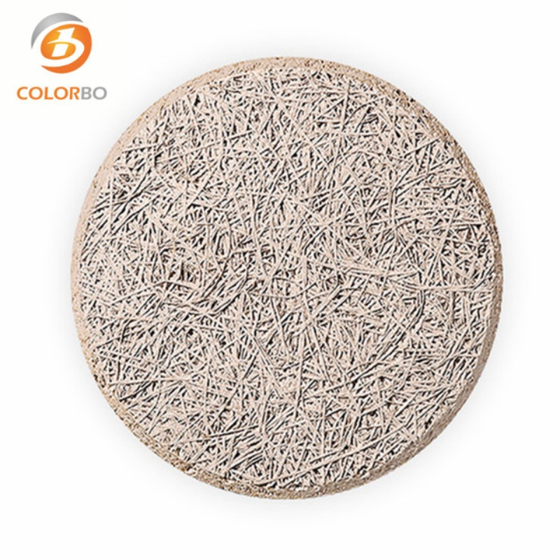 Circle Shape Noise Reducing Class a Fireproof Wood Wool Acounstic Cement Panel