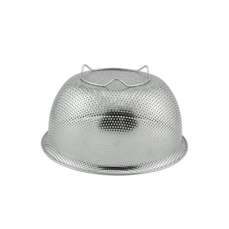 Kitchen Strainer Basket Strainer Versatile 2-in-1 Stainless Steel Colander Strainer & Bowl Sets Detachable Washing Mixing